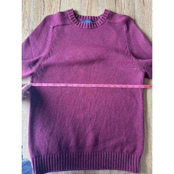 Land's End Red Knit Sweater Size Small - Picture 4 of 5